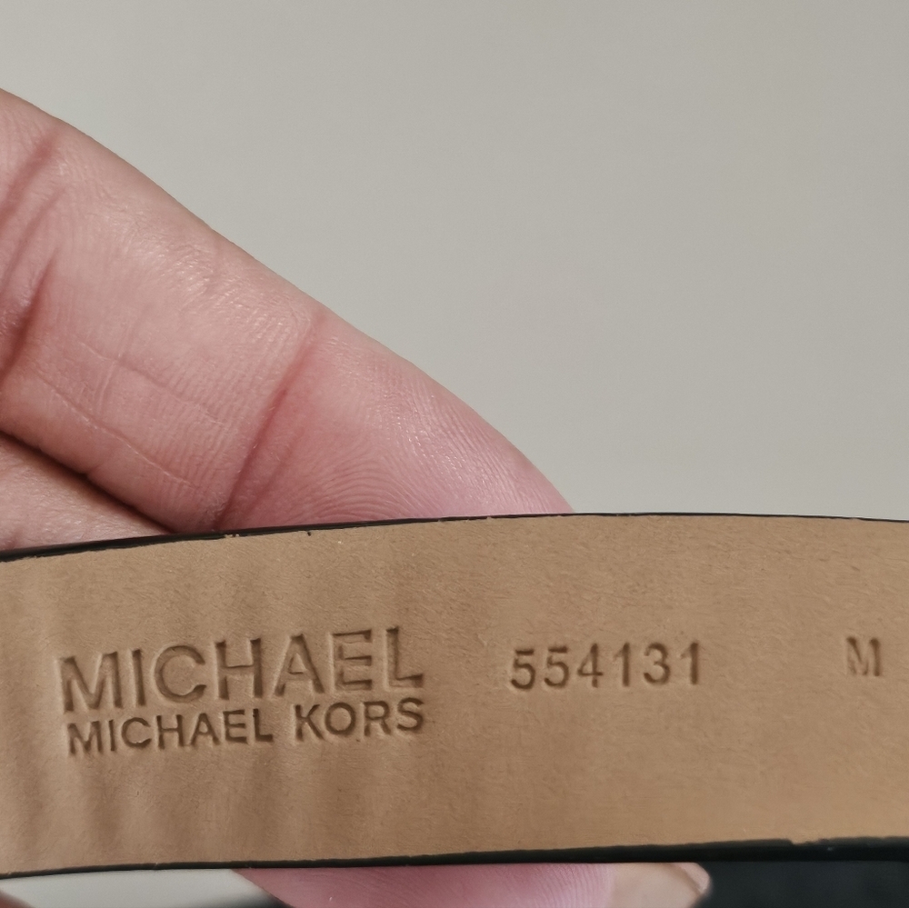 Michael Kors Black MK Logo Fanny Pack Belt Bag Chain Accent Zip Waist Crossbody. - Picture 6 of 13